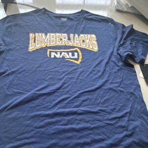 Captivating Apparel Northern Arizona Lumberjacks Shirt Blue XL NCAA Fan